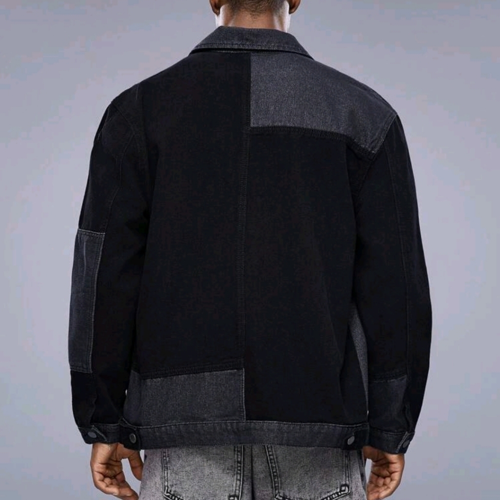 NEW! DENIM JACKET PATCHWORK DESIGN - Picture 2 of 5